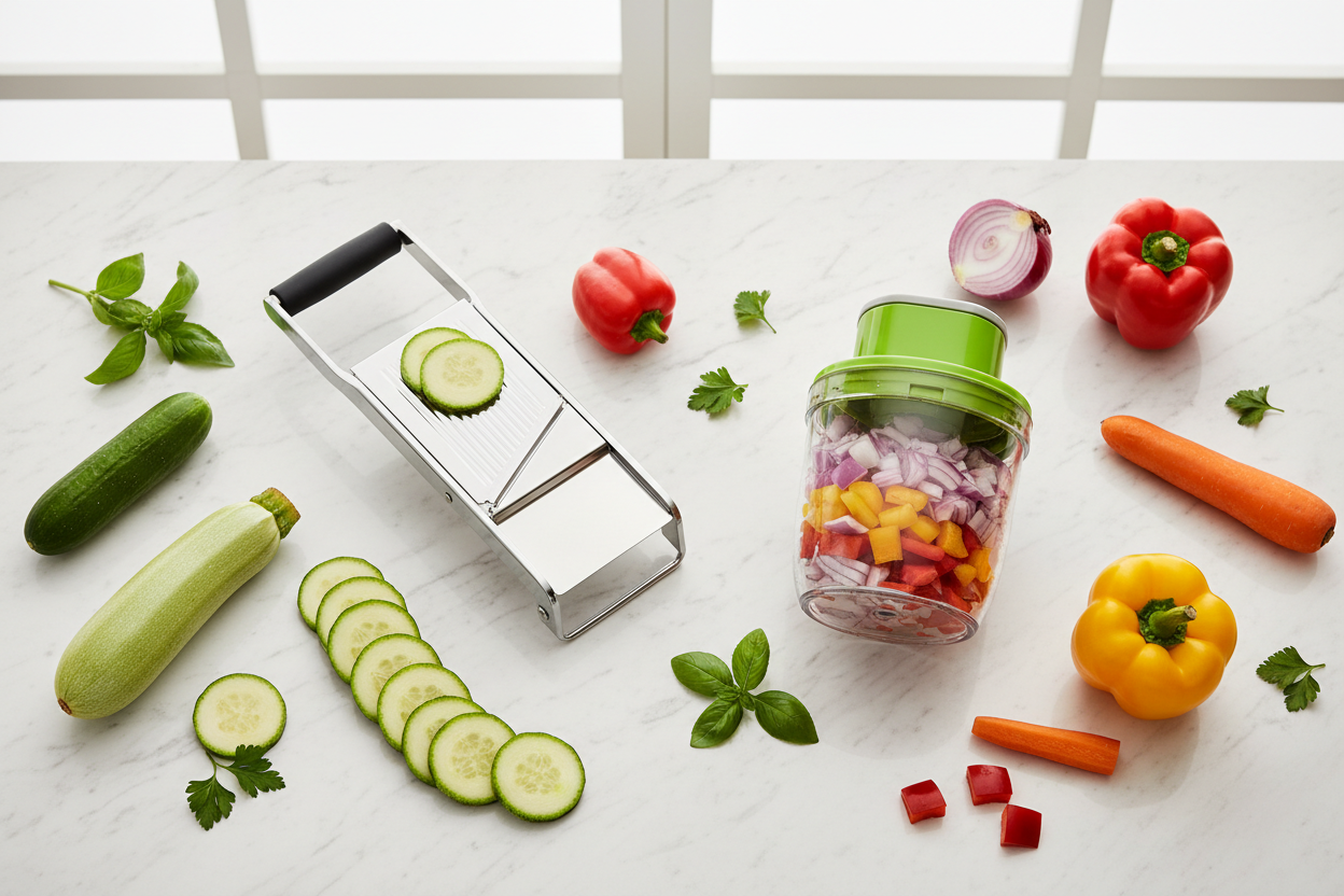 Mandoline Slicers vs. Multi-Blade Vegetable Choppers: Which Saves More Prep Time?