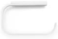 Brabantia Mindset Wall Mounted Toilet Roll Holder (Mineral Fresh White) Wide Opening, Bathroom Tissue Rack, Concealed Fixings, Anti-Rust Materials