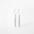 Prepara Taco Spoon, White Calavera Calm, Set of 2, 7.2'x1'