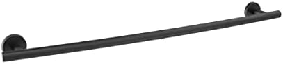 Amerock Arrondi 24" Matte Black Towel Bar