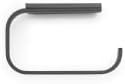 Brabantia Mindset Wall Mounted Toilet Roll Holder (Mineral Infinite Gray) Wide Opening, Bathroom Tissue Rack, Concealed Fixings, Anti-Rust Materials