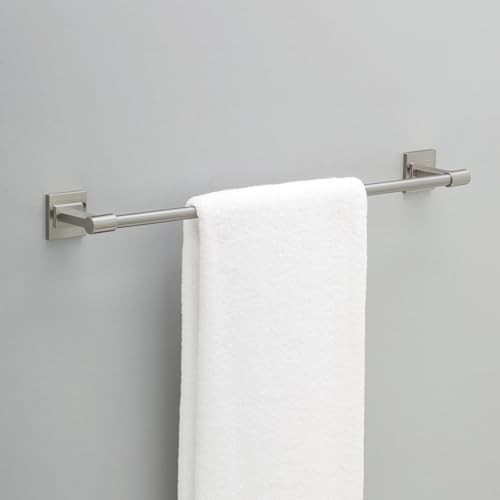 Delta Faucet McLaren (1-Pack) 24" Bathroom Towel Rack/Bar, SpotShield Brushed Nickel, Wall Mounted MCL24-BN