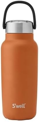 S'well Recycled Stainless Steel Explorer with Insulated Lid and Handle, 32oz, Carnelian, Triple Layered Vacuum Insulated Containers Keeps Drinks Cold for 42 Hours and Hot for 10