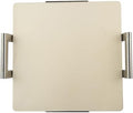 Nordic Ware 14-Inch Square Pizza and Baking Stone, Oven Safe and Grill Safe Cordierite with Stainless Holder