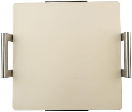 Nordic Ware 14-Inch Square Pizza and Baking Stone, Oven Safe and Grill Safe Cordierite with Stainless Holder