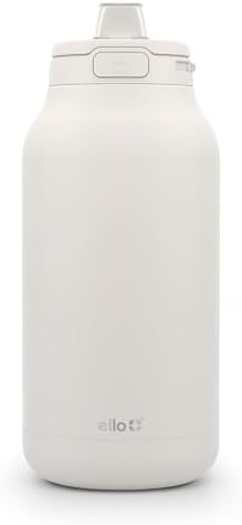 Ello Hydra 64oz Half Gallon Vacuum Insulated Stainless Steel Jug, Cream
