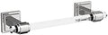 Amerock Glacio 8" Clear/Chrome Towel Bar