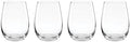 Oneida 896425 5 Oclock Stemless Wine Glasses, Set Of 4