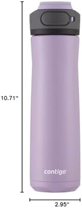 Contigo Cortland Chill 2.0 24oz. Insulated Stainless Steel Water Bottle with AUTOSEAL Lid Lavender