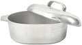 IMUSA USA Heavy Duty Cajun Oval Aluminum Roaster 15, Silver