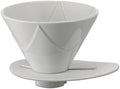 Hario V60 "Mugen" Ceramic Coffee Dripper, Size 02, White