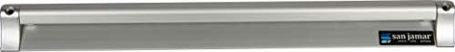 San Jamar Order Ticket Holder for Restaurant – 18" Anodized Aluminum Metal Receipt Holder with Grip Track – Durable Wall Mount Check Rack for Kitchen, Restaurant and Service Counters