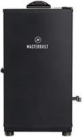 Masterbuilt® 40-inch Digital Electric Vertical BBQ Smoker with Side Wood Chip Loader, Chrome Smoking Racks and 970 Cooking Square Inches in Black, Model MB20072918