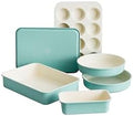 GreenLife 6 Piece Ceramic Nonstick Oven Bakeware Set, Turquoise