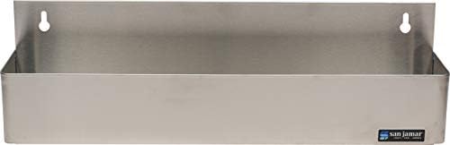 San Jamar Speed Rack Bottle Holder 5 Qt/LTR Bottles Stainless Steel B5522GR - 1 Each