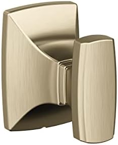 Amerock BH36010BBZ | Golden Champagne Single Robe Hook | 2-1/8 inch (54 mm) Length Towel Holder | Highland Ridge | Towel Hook for Bathroom | Bathroom Hardware | Bath Accessories