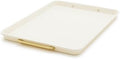 GreenPan Bakeware 13"x18" Half Baking Sheet Pan, Ceramic Nonstick Baking Pan, PFAS & BPA Free, Gold Handles, Durable Steel, Versatile & Space Saving Ovenware, Freezer to Oven Dish, Cream