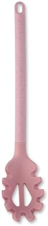 Core Kitchen Silicone and Wheat Fiber Cooking Utensils 6-Piece Set - Pink Heart
