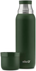 Ello Therma 32oz Insulated Stainless Steel Thermos with Cup Lid, Green