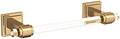Amerock Glacio 8" Clear/Champagne Bronze Towel Bar