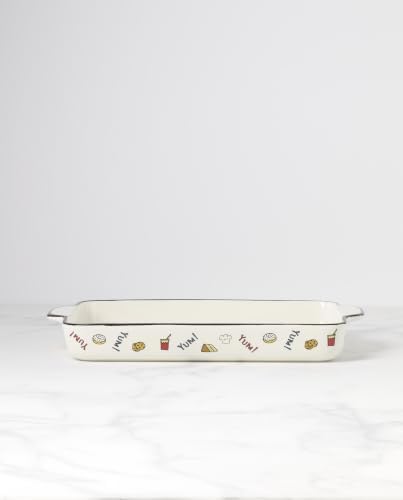 Lenox Chef Snoopy Stoneware Rectangular Baking Dish