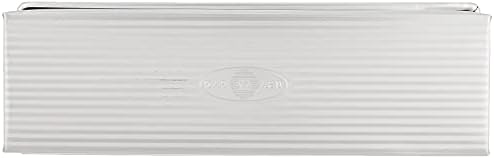 USA Pan Bakeware Pullman Loaf Pan with Cover, Nonstick & Quick Release Coating, Made in the USA from Aluminized Steel, inch 13 x 4 (Pack of 3)