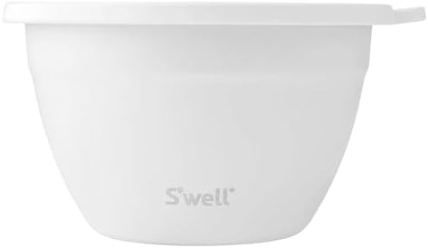 S'well Stainless Steel Salad Bowl Kit, Moonstone, Comes with 2oz Mini Canister and Removable Tray for Organization, Leakproof, Easy to Clean, Dishwasher Safe, 64oz (Pack of 8)