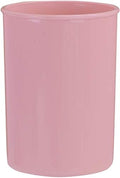 Reston Lloyd Calypso BasicsMultipurpose Cookware Storage Crock, Kitchen Countertop & Office Desk Organization, Durable & Food Safe BPA-Free Plastic, Pink