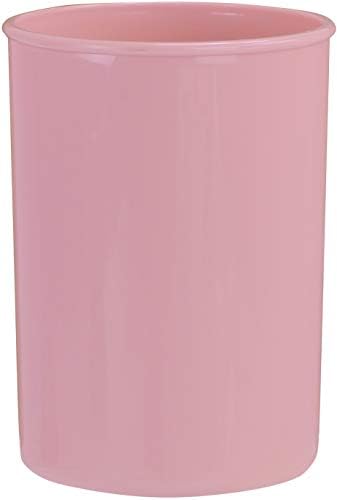 Reston Lloyd Calypso BasicsMultipurpose Cookware Storage Crock, Kitchen Countertop & Office Desk Organization, Durable & Food Safe BPA-Free Plastic, Pink
