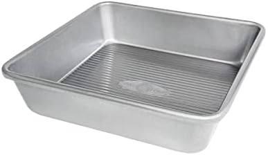 USA Pan Bakeware Seamless Nonstick Square Baking Pan, 8 x 8 x 2