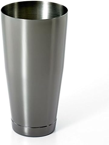 Barfly Cocktail Tin, Large 28 oz (828 ml), Gun Metal Black