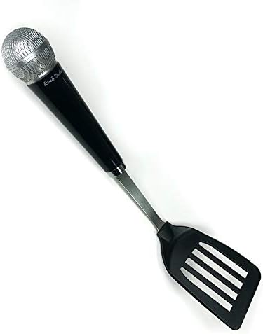 Rockstar Microphone Spatula - Fun Kitchen Gadget for Singers & Music Lovers - Funny Novelty Cooking Utensil for Kitchen Rockstar