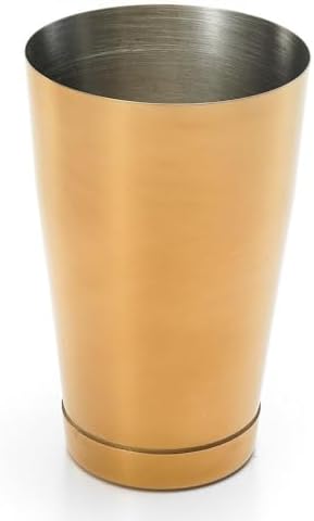 Barfly - M37007GD Barfly Cocktail Tin, Small 18 oz (532 ml), Gold