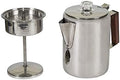 Stansport Stainless Steel Percolator Coffee Pot 9 Cups (276-9), Silver