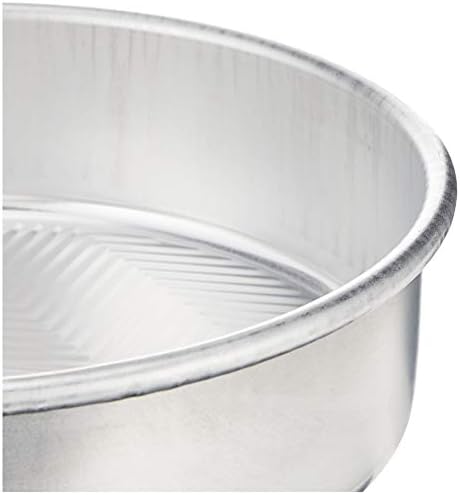 Nordic Ware Prism 9-Inch Round Cake Pan, 2-Pack, Natural