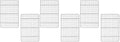 USA Pan Nonstick Quarter Sheet Cooling Racks, Set of 2 (Pack of 3)
