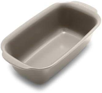 GreenPan Premiere Ovenware Healthy Ceramic Nonstick 1 lb. Loaf Baking Pan, PFAS-Free, Warp-Free Bakeware, Durable Quick Heating, Oven & Broiler Safe to 600F, Dishwasher Safe, Taupe