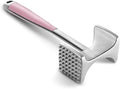 KITEXPERT Meat Tenderizer Hammer with Comfortable-Grip Handle, Dual-side Mallet for Kitchen, Heavy Duty Pounder For Tenderizing Steak, Beef and Fish, Pink
