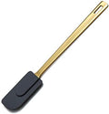 Gold Silicone Spatulas, Berglander Flexible Scrapers Baking Mixing Tool With Titanium Gold Plating, Baking Tools, Heat Resistant, Dishwasher Safe, Easy to Clean