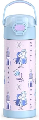 THERMOS FUNTAINER Water Bottle with Spout, 16oz, Frozen
