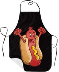 Sigouyinei Waterproof Kitchen Apron For Women Men Soft Bib Work With Pocket