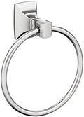 Amerock BH3601226 | Chrome Towel Ring | 7-7/16 inch (189 mm) Width Towel Holder | Highland Ridge | Hand Towel Holder for Bathroom Wall | Small Kitchen | Bath Accessories