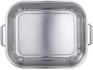 Tramontina 16.75-Inch Stainless Steel Roasting Pan with Rack