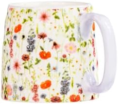 10 Strawberry Street Bella Flora Espresso Demitasse Stack, Set of 4 (Wildflower)