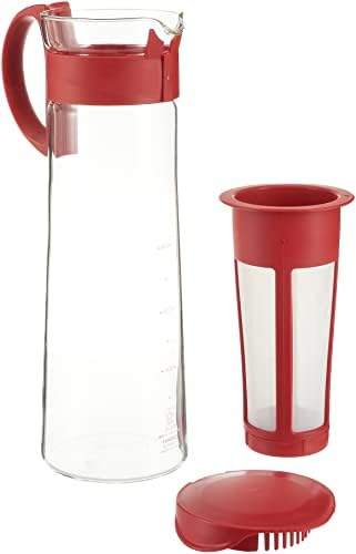 Hario "Mizudashi" Cold Brew Coffee Maker, 1000ml, Red