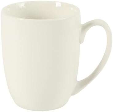 Gibson Home Great Essentials 16 Ounce Porcelain Coffee Mugs - Set of 6 - Cups for Latte, Hot Tea, Cappuccino, Mocha, Espresso, Cocoa
