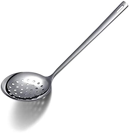 Stainless Steel Skimmer, Berglander Metal Strainer, Kitchen Cooking Skimmers For Non-Stick Cookware, Non-Stick And Heat Resistant, Dishwasher Safe, Easy to Clean