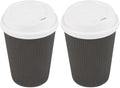 Restaurantware LIDS ONLY: 25-CT Disposable White Lid for Coffee and Tea Cups - Fits 8, 12, 16, 20-OZ Cups: Perfect for Coffee Shops, Juice Shops, and Takeout (Pack of 2)