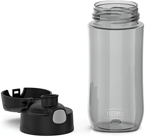 THERMOS FUNTAINER 16 Ounce Plastic Hydration Bottle with Spout, Black (Pack of 6)