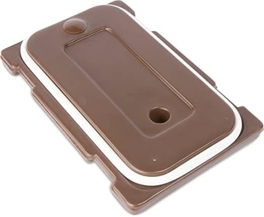 Carlisle FoodService Products 5-Gallon Insulated Beverage Dispenser, Cateraide, Food-Grade with Handles, Rugged PE Shell with PU Insulation for Coffee, Tea and Hot or Cold Drinks, Brown - Made in USA